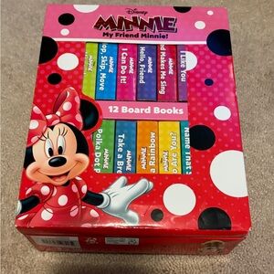Disney Minnie Mouse 'My Friend Minnie' 12 Board Books - box set